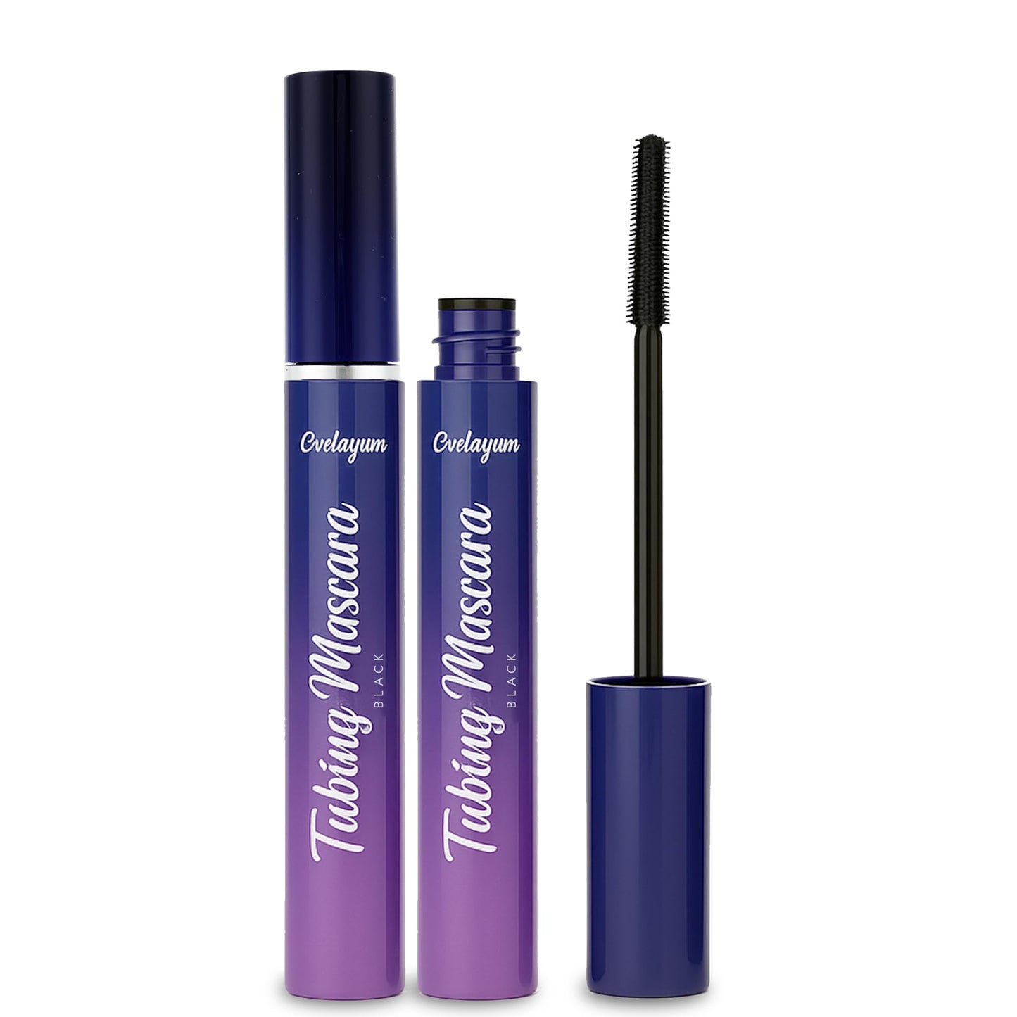 Tubing Mascara Black (Two Pack) - Lengthening Volumizing Waterproof Lash Extensions Effect - Double Pack Duo Tubular Mascara for Women - Skyhigh…