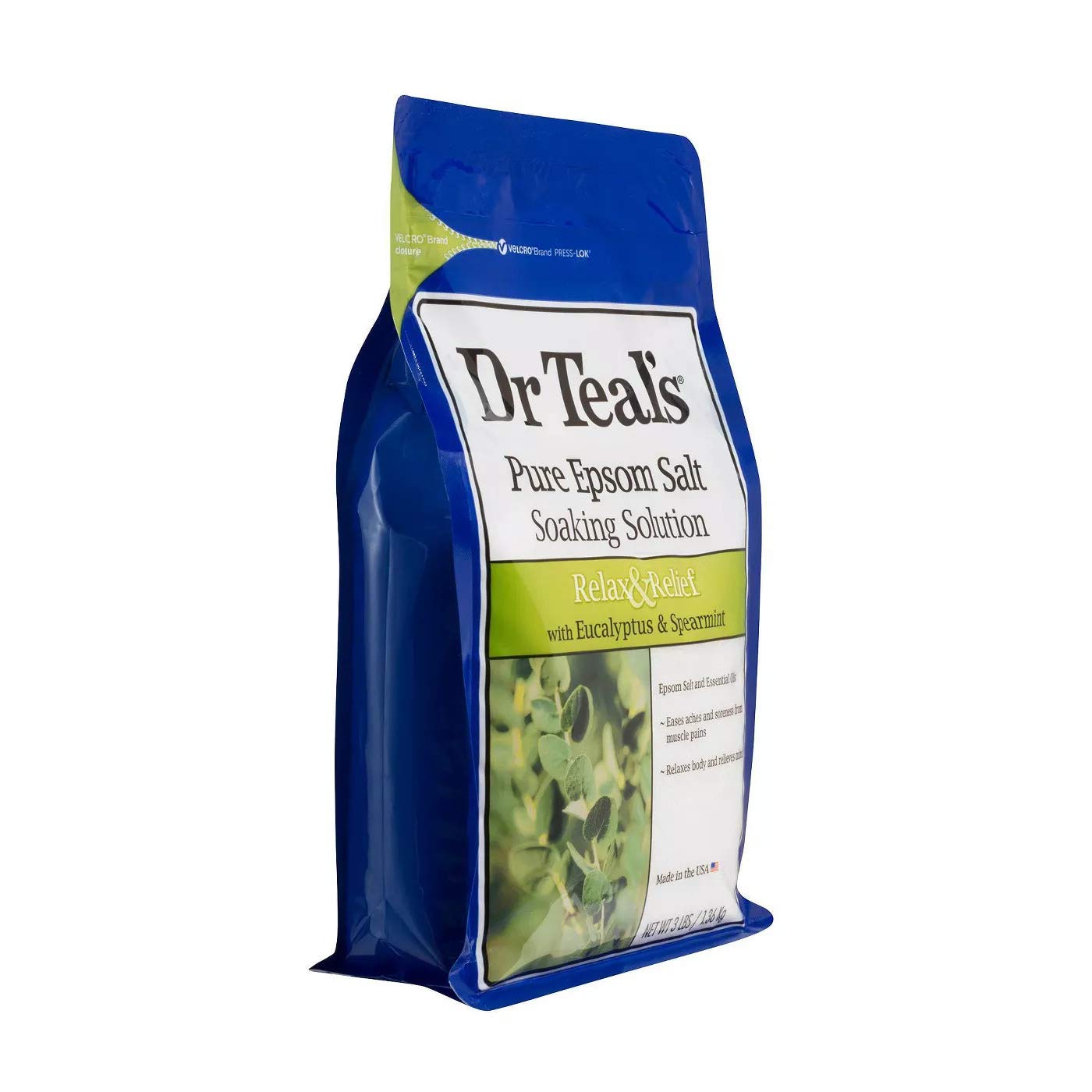 Dr. Teal's Salt Bath Soak Variety Gift Set (2 Pack, 3lbs Ea.) - Relax & Relief Eucalyptus & Spearmint, & Wellness Therapy Rosemary & Mint - Blended Beauty and Personal Care Dr Teal's