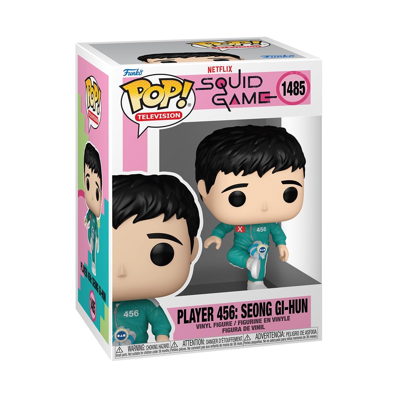 Funko Pop TV: Squid Game - Player 456: Seong Gi-hun 456 - Collectable Vinyl Figure - Gift Idea - Official Merchandise - Toys for Kids & Adults…