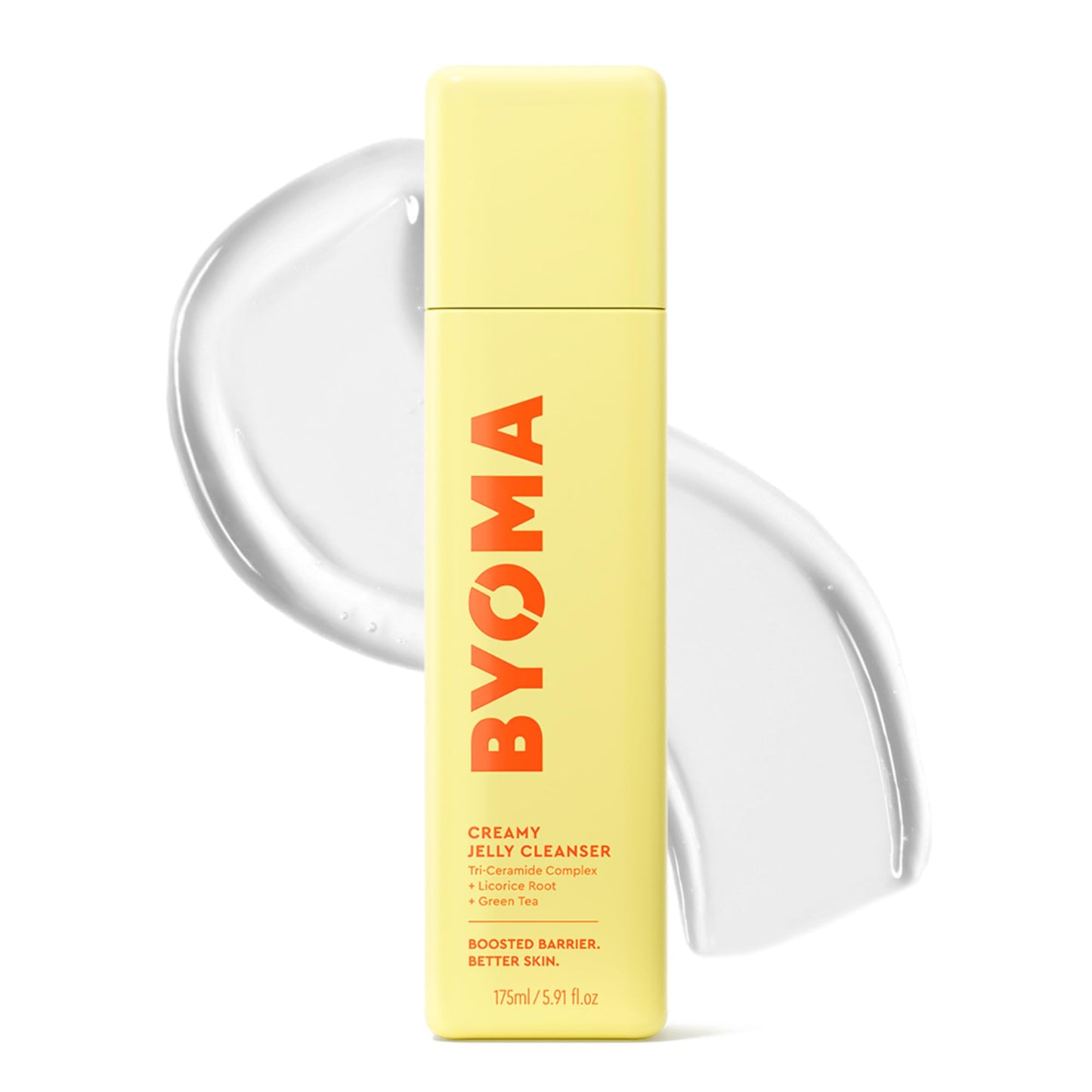 BYOMA Creamy Jelly Cleanser - Hydrating Facial Cleanser for Skin Barrier Repair -Tri-Ceramide Face Wash for Sensitive Skin & All Skin Types - Gently Beauty and Personal Care BYOMA