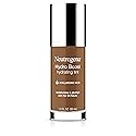 Neutrogena Hydro Boost Hydrating Tint Foundation Makeup for Dry Skin, with Hyaluronic Acid, Lightweight Oil-Free Water Gel, Non-Comedogenic, 135