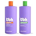 TBH Kids & Teen Shampoo and Conditioner Set - Sulfate & Paraben Free, Lightweight & Hydrating Hair Care for All Hair Types - 2-Pack, 32 oz Each