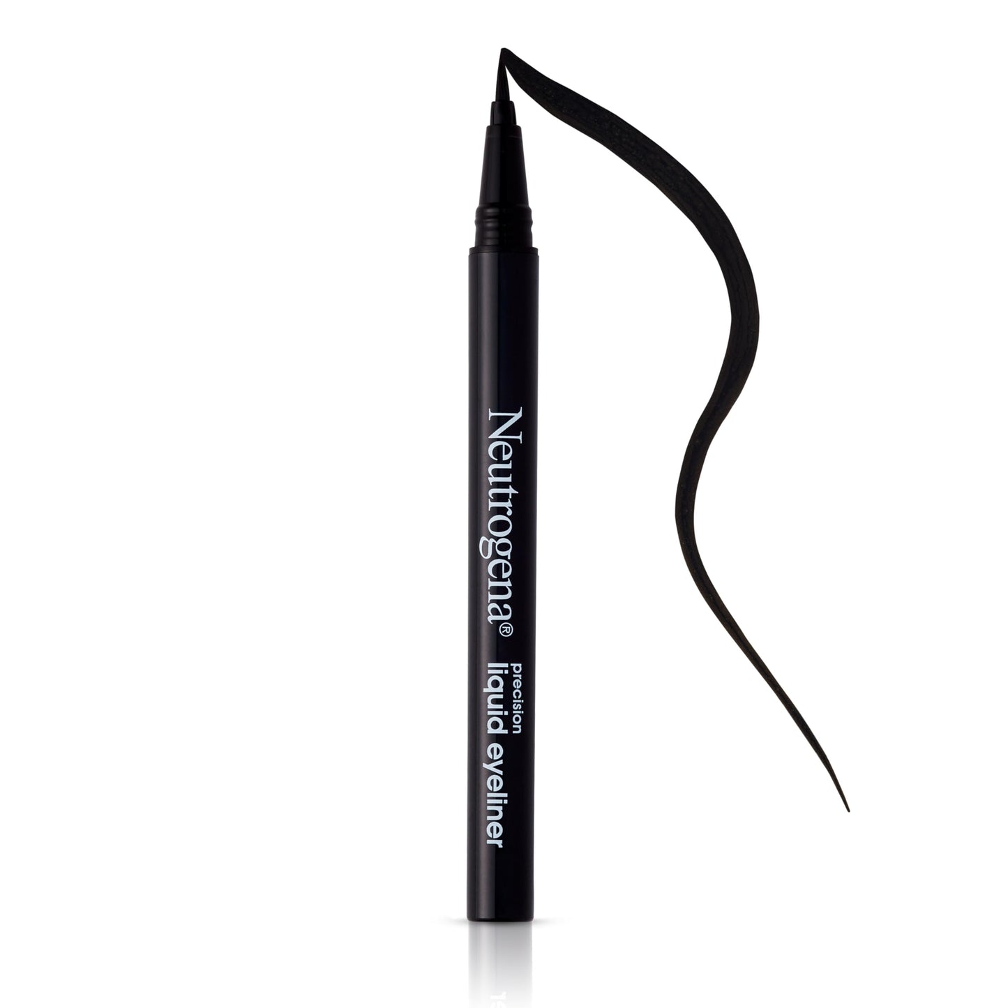 Neutrogena Precision Liquid Eyeliner with Honey & Coconut, Hypoallergenic, Smudge- & Water-Resistant Liquid Eyeliner Makeup for Sensitive Eyes