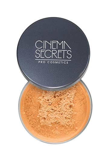 Cinema Secrets Ultralucent Setting Powder- Rich Tan Talc-Free Loose Mineral Powder for All Skin Types, Oil Control, Shine-Free Finish
