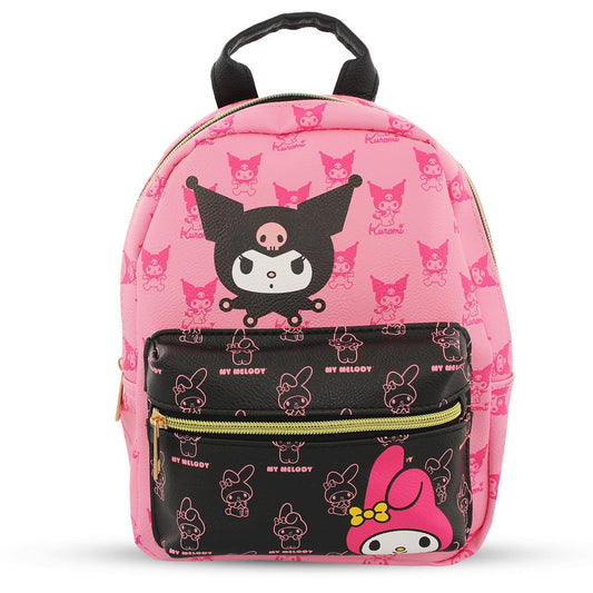 Hello Kitty and Friends Mini PU Leather Backpack Purse with Adjustable Straps 10 Inch