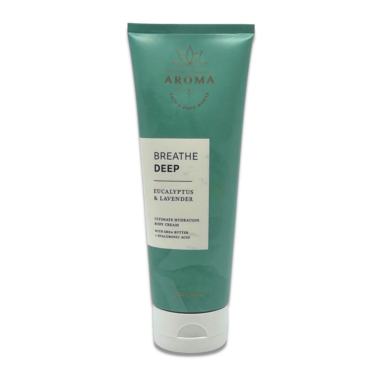 Bath & Body Works - Aromatherapy - Breathe Deep Eucalyptus & Lavender - Ultimate Hydration Body Cream - Pack of 2-8oz