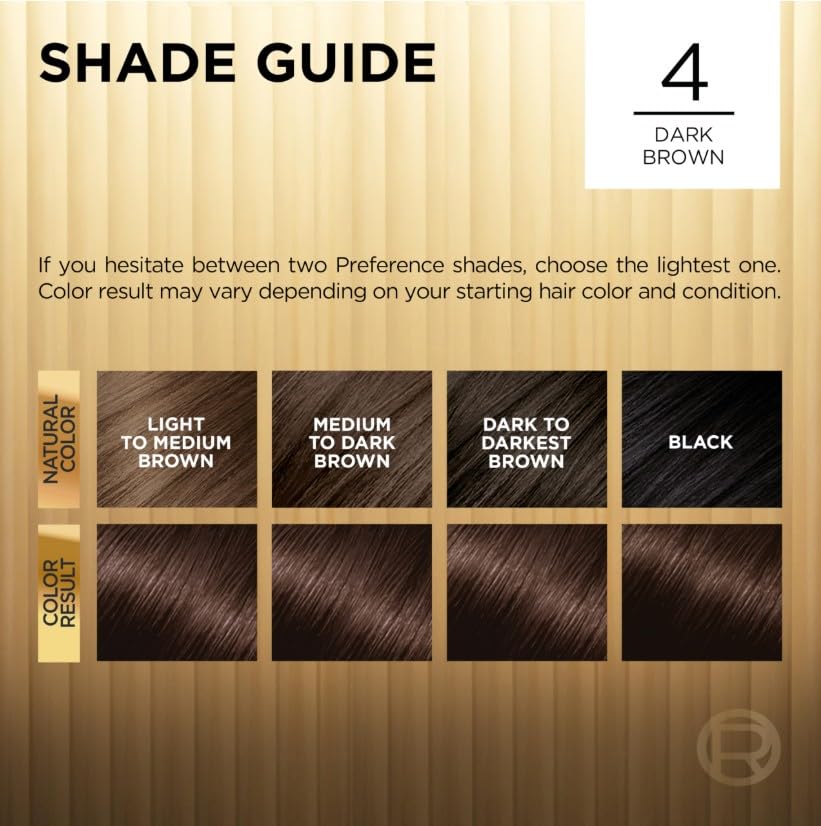L’Oreal ParisSuperior Preference - 4 Dark Brown 1 Each (Pack of 6)