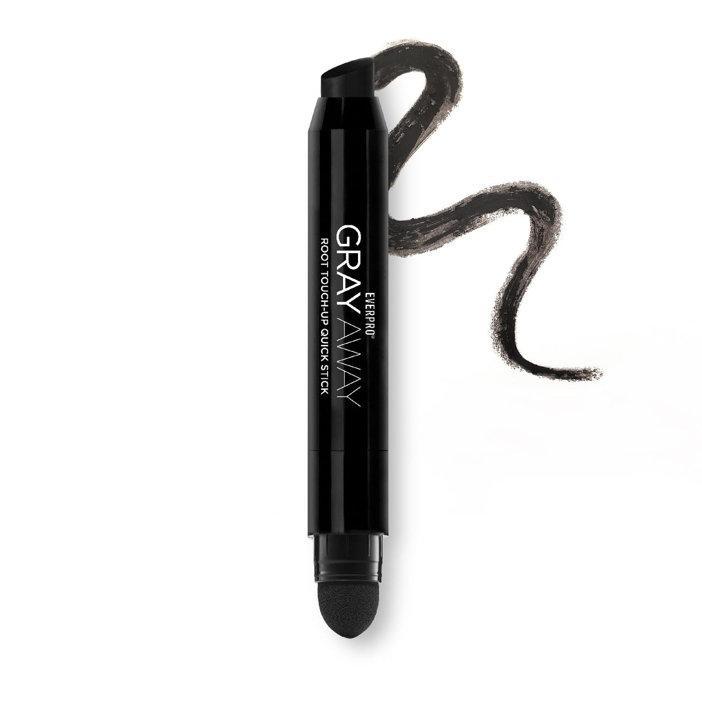 EVERPRO Gray Away Root Touchup Quick Stick, Black, 0.1 Oz