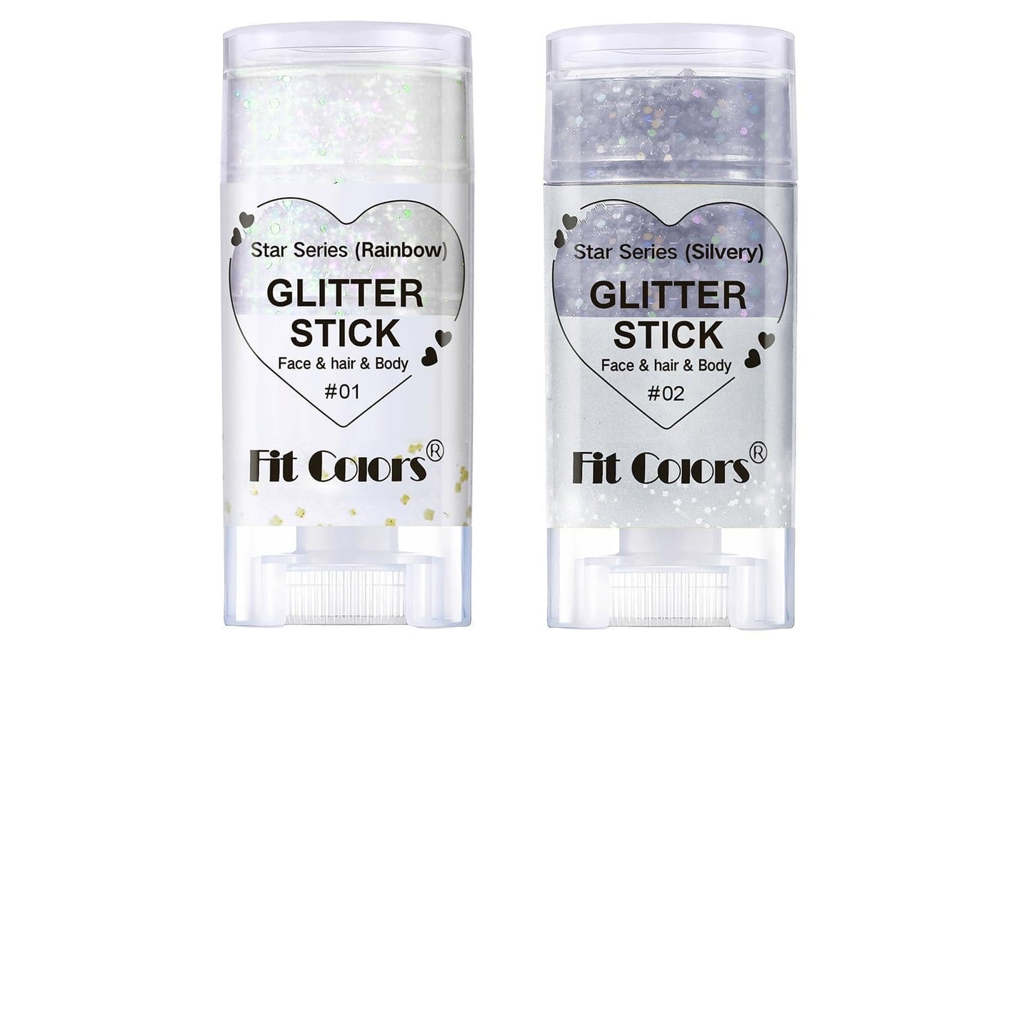 Body Glitter Stick,Sparkling Face Hair Glitter,Mardi Gras Accessories,Singer Concert Festival Rave Outfit for Women,Mermaid Sequins Chunky Glitter Beauty and Personal Care Angels Beauty Default Title