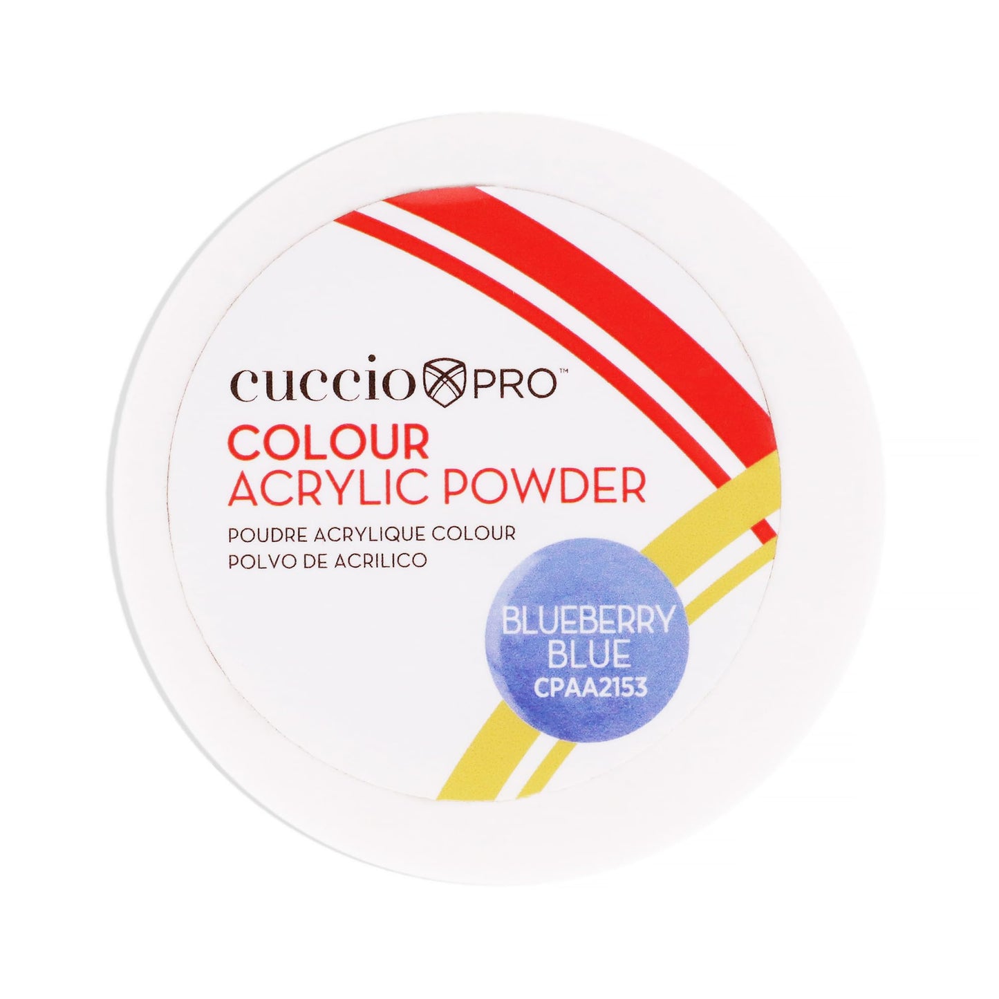 Colour Acrylic Powder - Blueberry Blue by Cuccio PRO for Women - 1.6 oz Acrylic Powder Beauty & Personal Care Cuccio