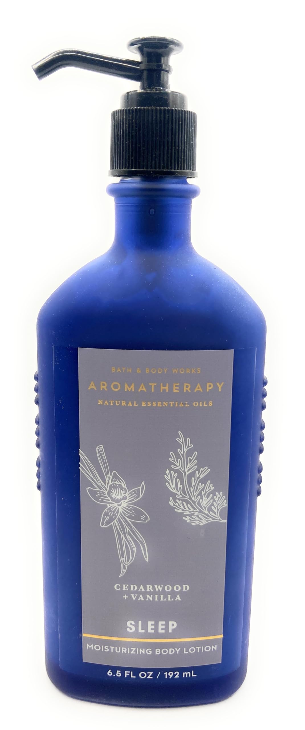 Bath and Body Works Aromatherapy Sleep Cedarwood + Vanilla Moisturizing Body Lotion- 6.5 fl. oz / 192 ml