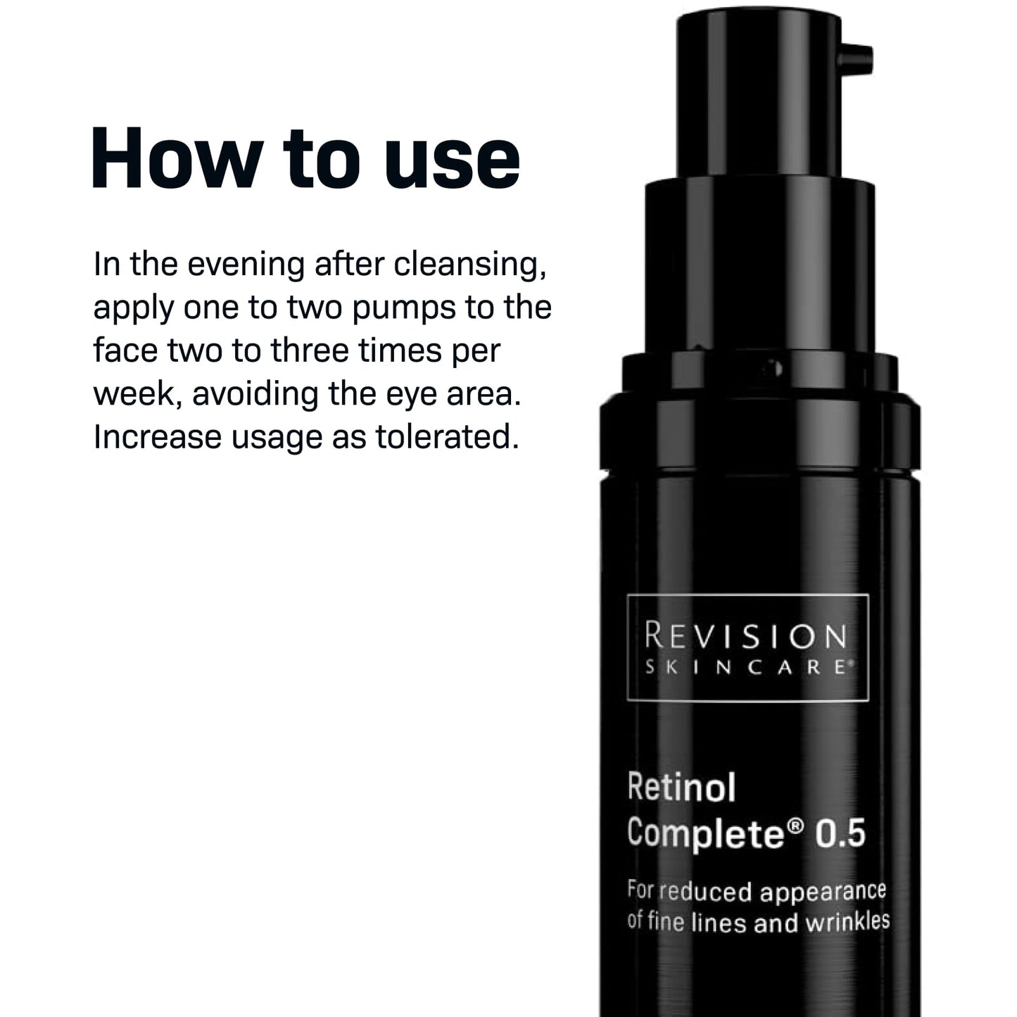Revision Skincare Retinol Complete® 0.5 Anti Aging Serum, Reduces Fine Lines and Wrinkles, Hydrating and Smoothing, 1 fl oz