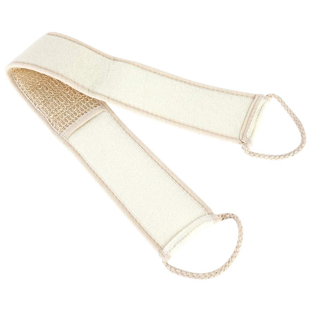 Back Scrubber for Shower Exfoliating Back Cloth Body Extended Length Scrubber Towel Exfoliating Stretchable Pull Strap Wash Cloth for Bath Body Scrub Beauty and Personal Care Milltrip