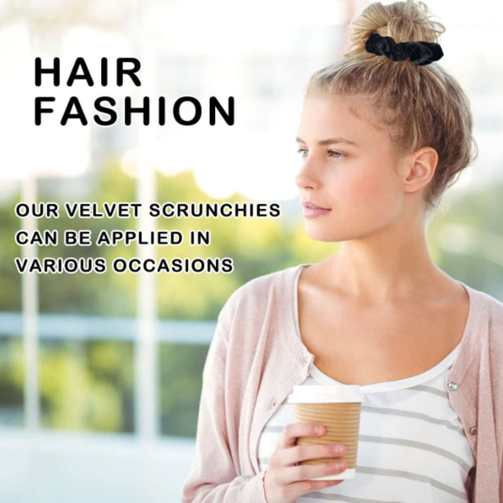 GUOXI Hair Scrunchies For Women,Brown Accessories Set,Seamless Nylon Soft Elastic Ties,Ropes Ponytail Holder Bands Thick and Curly?805PCS?