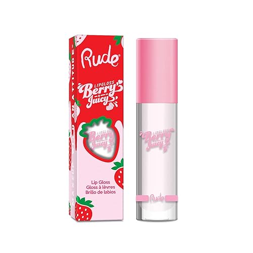 Berry Juicy Lip Gloss - Pure by Rude Cosmetics for Women - 0.14 oz Lip Gloss