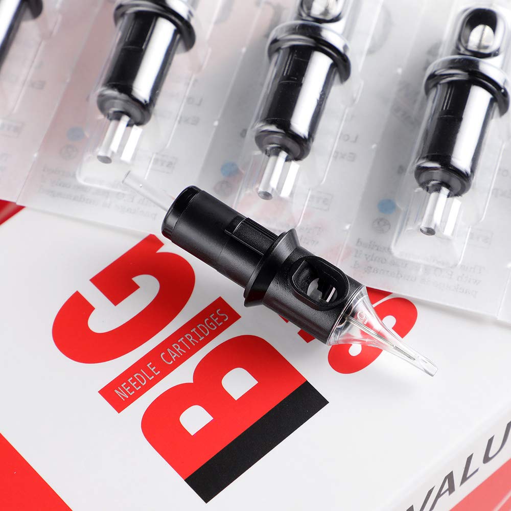 STIGMA #12(5RL) Standard Disposable Tattoo Needle Cartridges with Membrane Safety Cartridges for Tattoo Artists Round Liner 50Pcs Super Value Pack Beauty and Personal Care STIGMA