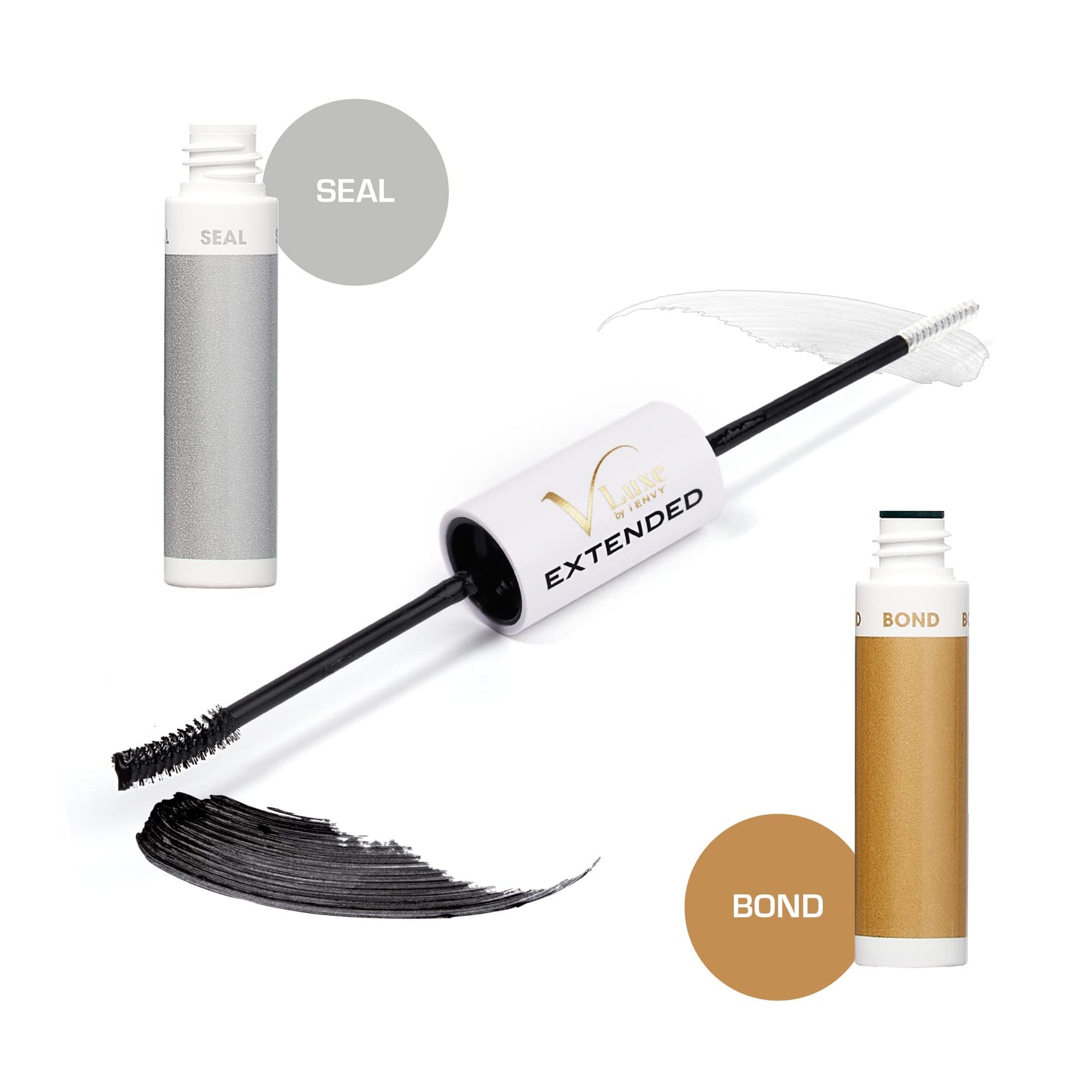 i•Envy DIY Eyelash Extension Bond & Seal Infused with Biotin & Vitamin E - Strong Gentle Comfortable Lash Adhesive for All Day Wear for Use
