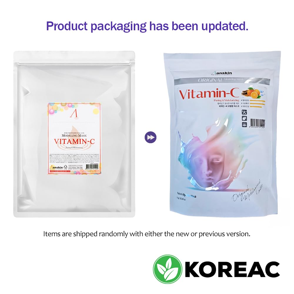 KOREAC_ Anskin 2500ml Modeling Mask Powder Pack Vitamin C (1kg)