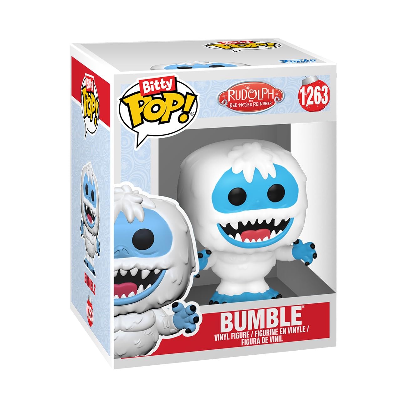 Funko Bitty Pop! Rudolph: Mini Collectible Toys 4-Pack - Bumble™, Yukon Cornelius™, Rudolph®, & Mystery Chase Figure (Styles May Vary)