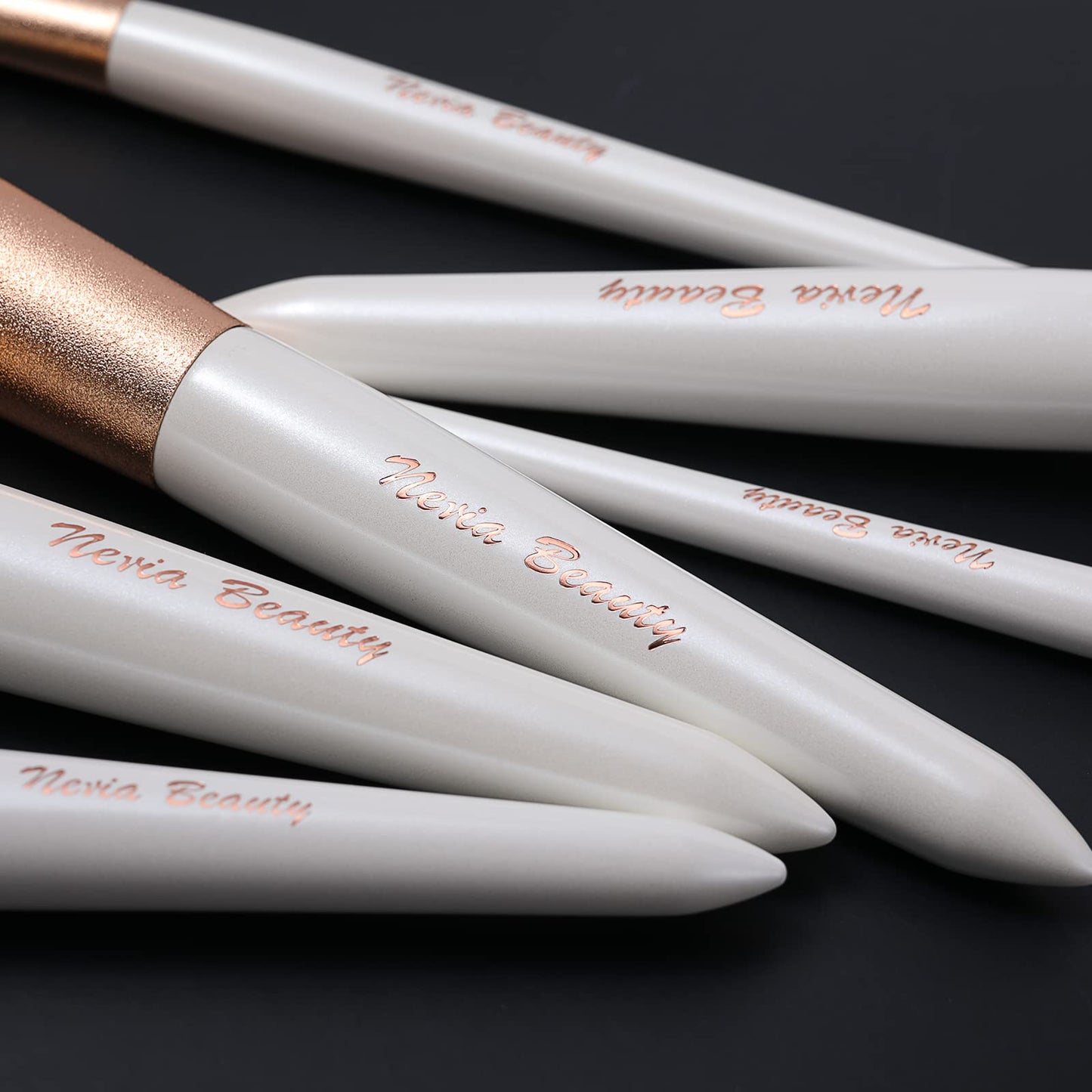 Makeup Brushes Set, EVRCHGIEA 12pcs Premium Eye Shadow, Eyebrows, Eyeliner, Concealer, Lip Liner?Foundation Makeup Brush White Travel Makeup