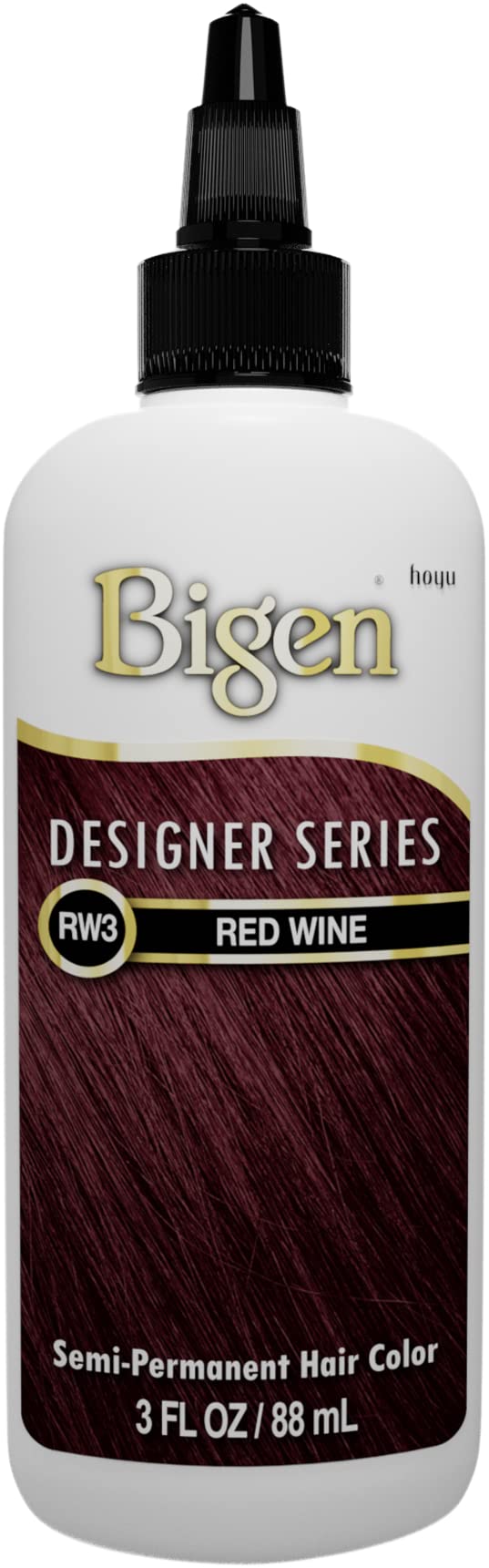 Bigen RW3 Red Wine Designer Series Semi-Permanent Hair Color (pack of 3)