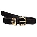 Madewell Women's Inez Belt: Haircalf, Chocolate Raisin, Small