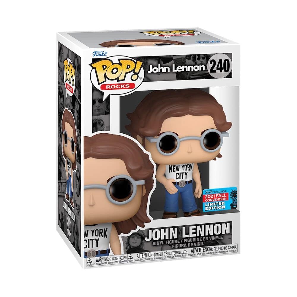 Funko John Lennon NYCC 2021 Fall Convention - Bundled with Pop Box Protector