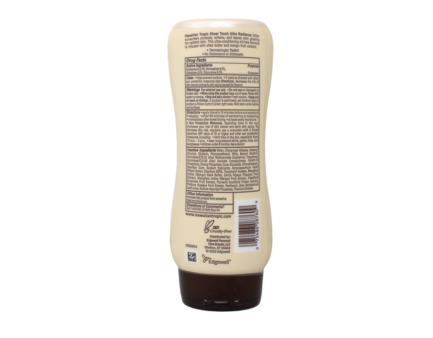 Hawaiian Tropic Sheer Touch Sunscreen SPF 50 Plus 8 oz (Pack of 3)