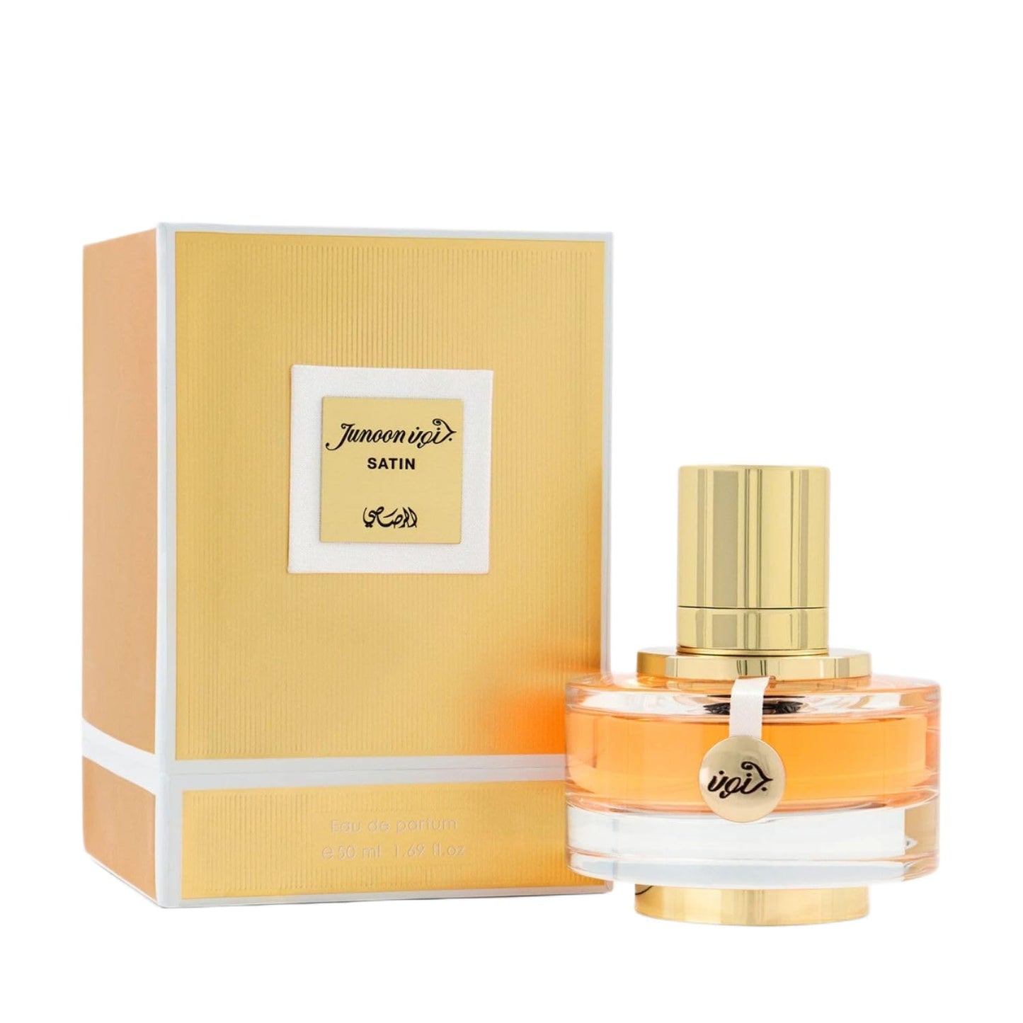 Junoon Satin for Women EDP 50 ML (1.7 oz) - Fresh Fruity Notes Blended with Frankincense and Cedarwood - by RASASI Perfumes