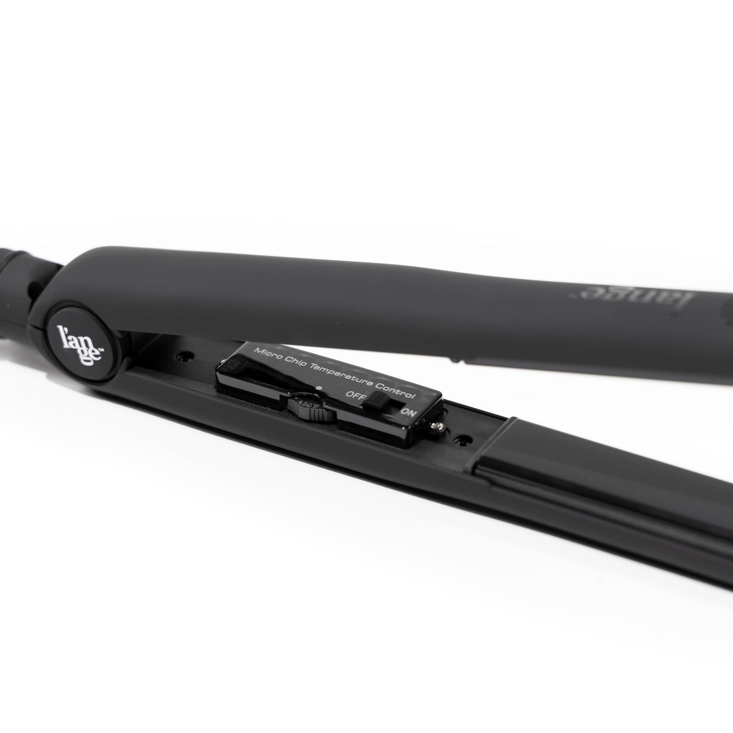 L'ANGE HAIR Aplatir Ceramic 1" Flat Iron | Adjustable Temp & Dual Voltage Hair Straightener | Tourmaline-Infused Plates for Smooth, Frizz-Free Styling