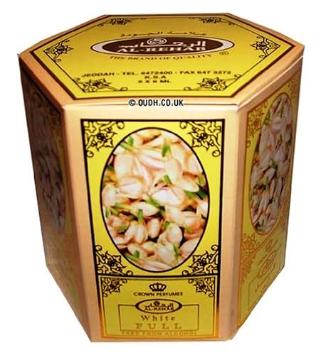 Al-Rehab White Full - 6ml (.2oz) Roll-on Perfume Oil by Al-Rehab (Crown Perfumes) (Box of 6)
