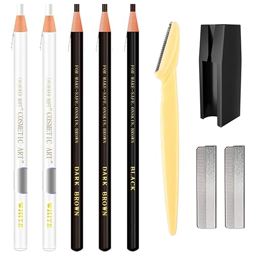 Waterproof Eyebrow Pencils Brow Pencil Set For Marking, Filling And Outlining, Tattoo Makeup And Microblading Supplies Kit-Eyebrow Shaper, Eyebrow