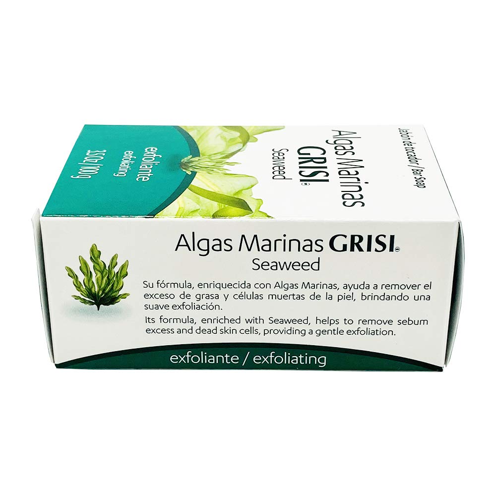 Grisi Grisi Seaweed Algas Marina Bar Soap 3.5 Oz, 3.5 Ounce
