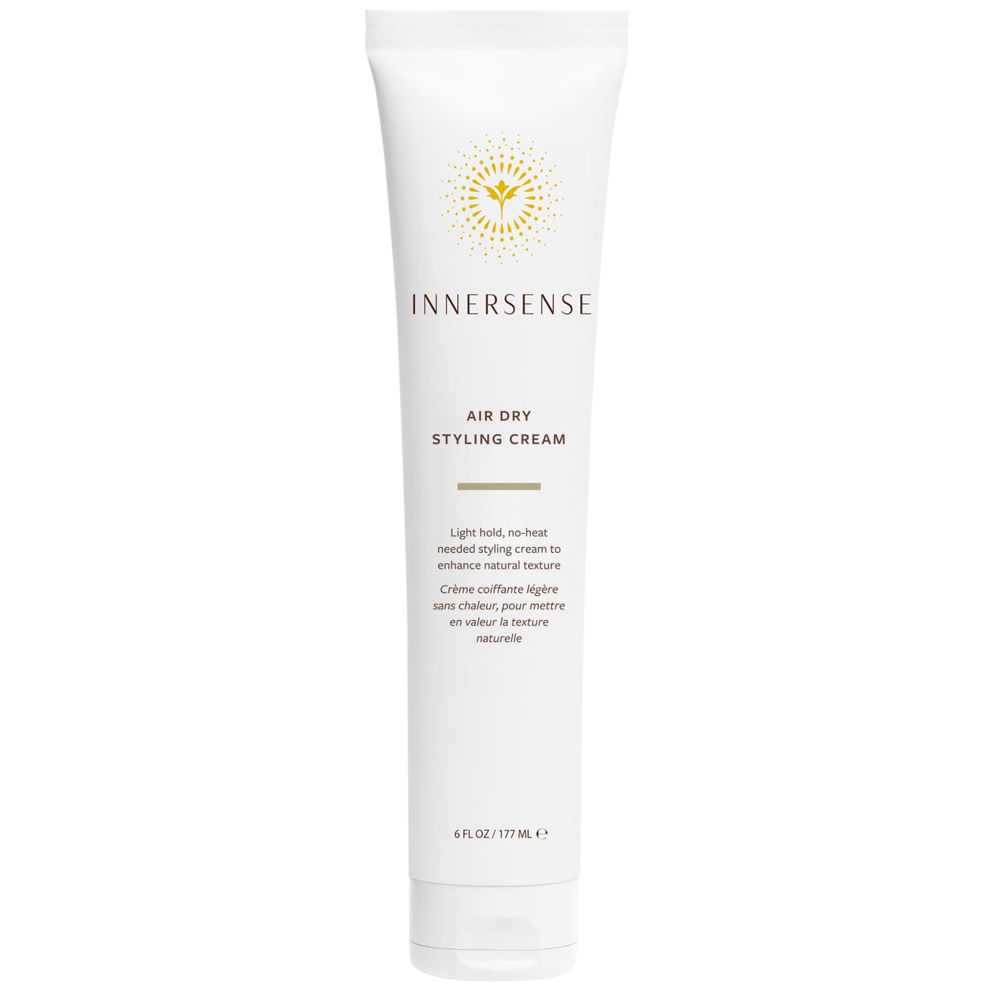 INNERSENSE Organic Beauty - Air Dry Styling Cream | Light-Hold, Reduce Frizz, Weightless Finish | Non-Toxic, Cruelty-Free, Clean Haircare (6 oz | 177