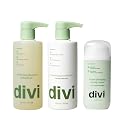 Divi Major Volume Bundle - Includes Volumizing Shampoo, Conditioner & Strand Plumper - Boosts Lift, Fullness & Body for Fine or Thinning Hair, 3 Piece