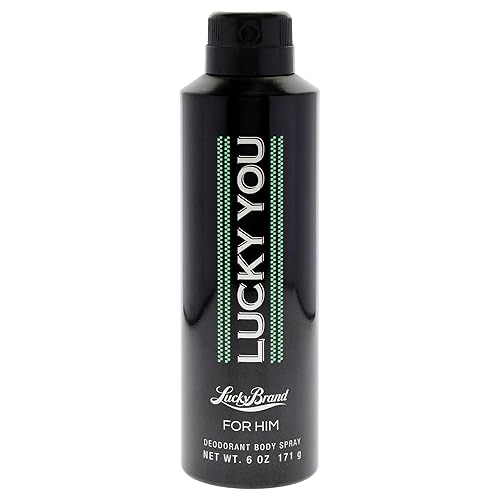 Lucky You Deodorant Body Spray for Men 6 Oz