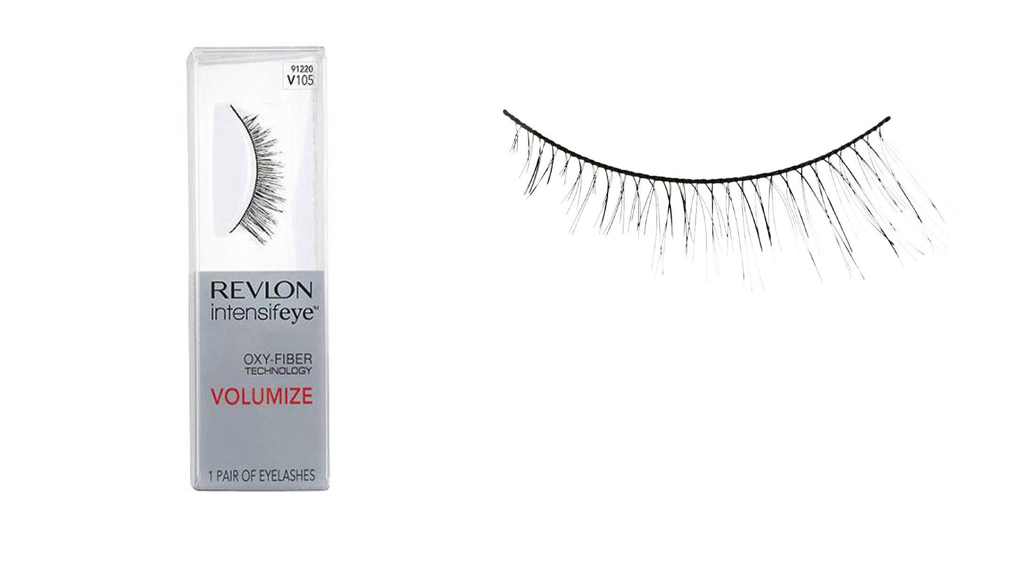 Revlon Intensifeye Volumize Eyelashes, 91218/V101, 1 pr