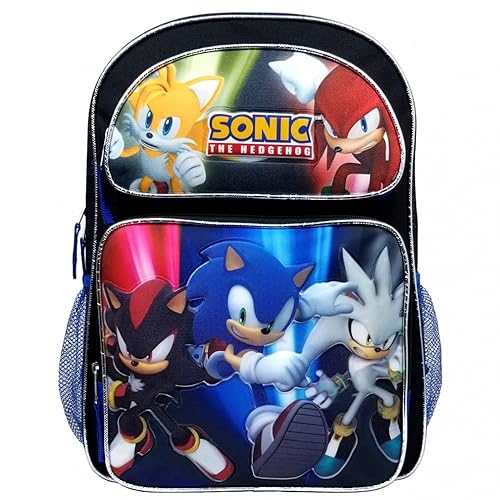 Sonic the Hedgehog 16 Inches Large School Backpack