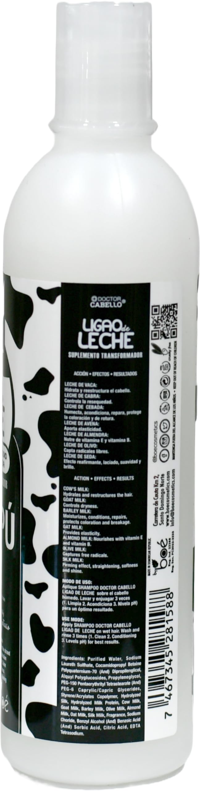 Doctor Cabello Ligao De Leche Combo Set - Suero leave-in 8.6oz and shampoo 13.2oz
