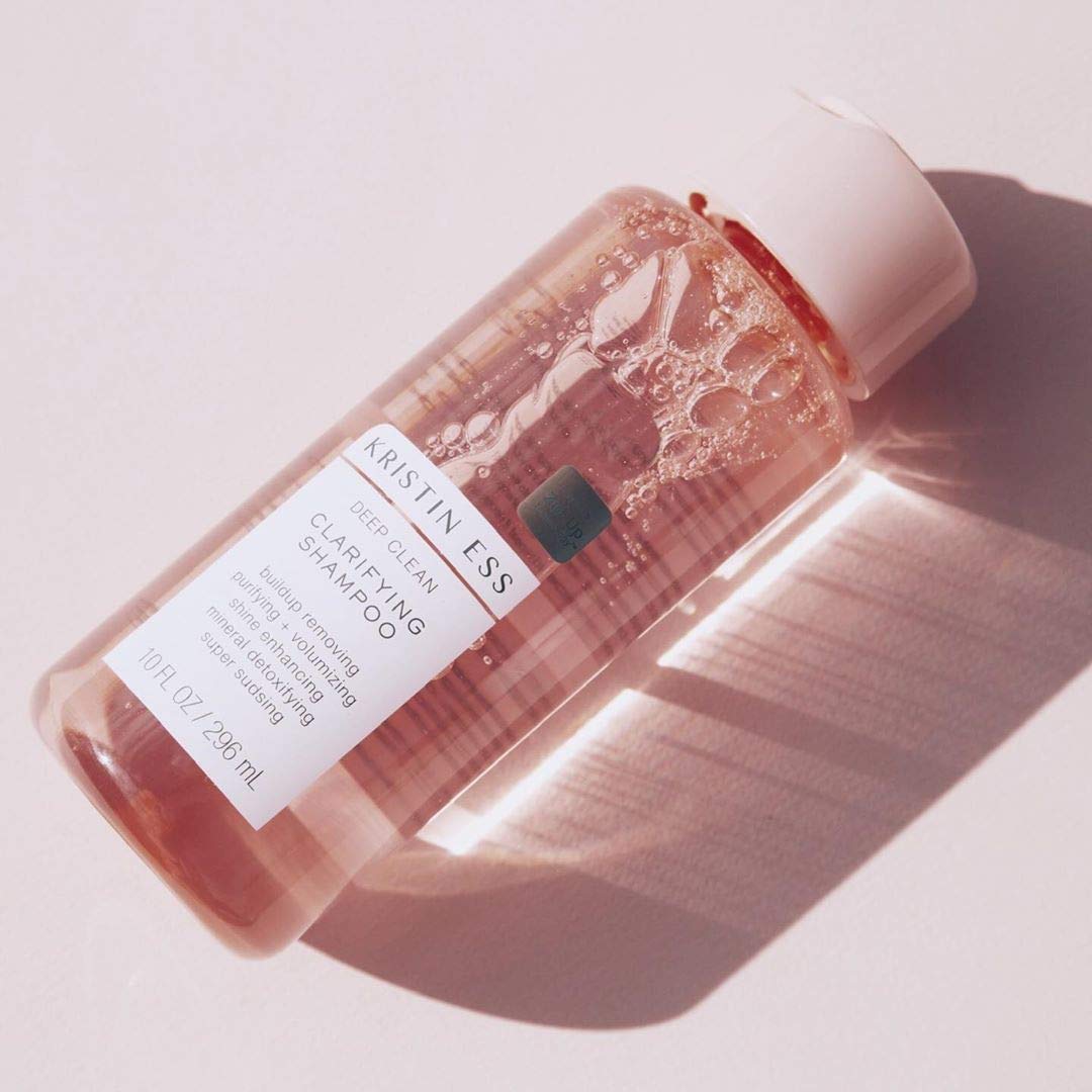 Kristin Ess Deep Clean Clarifying Shampoo – Sulfate-Free, Vegan Detox for Oily Hair & Buildup, Safe for Thick, Curly & Color-Treated Hair