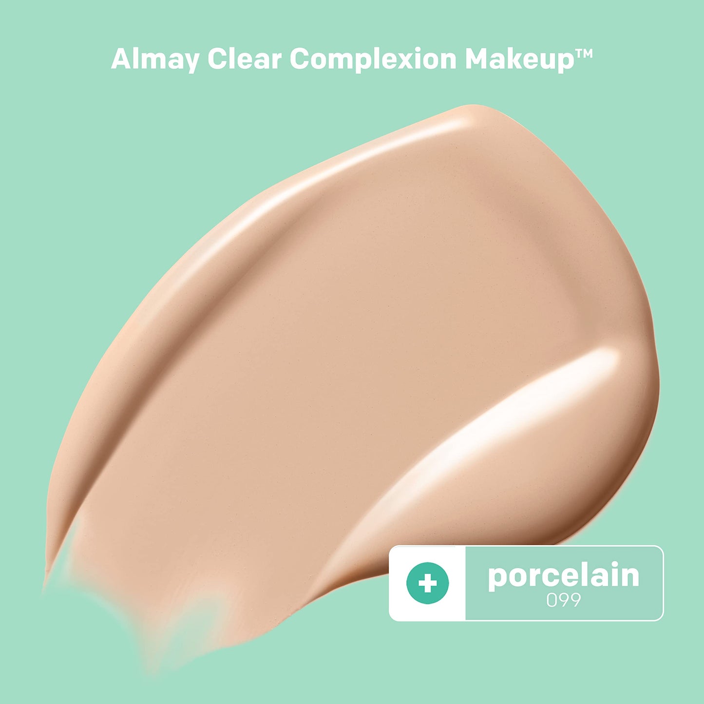 Almay Clear Complexion Acne Foundation Makeup with Salicylic Acid, Medium Coverage, Soft Matte Finish, Hypoallergenic, Cruelty- & Fragrance-Free