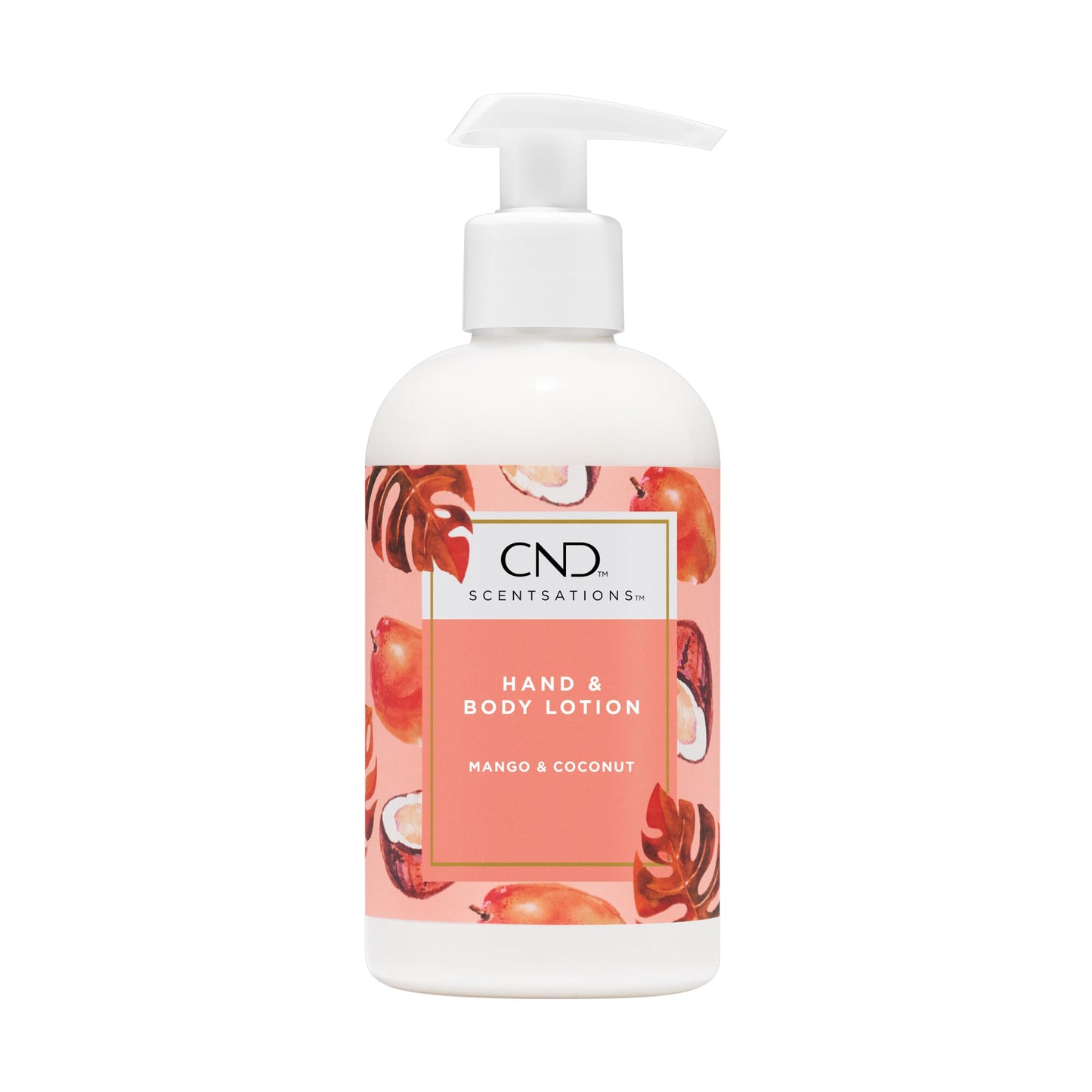 CND Scentsations Hydrating Hand & Body Lotion, Lotion for Dry Skin, Moisturizing Formula for Healthier, Softer Skin, Nice Scented, Mango & Coconut