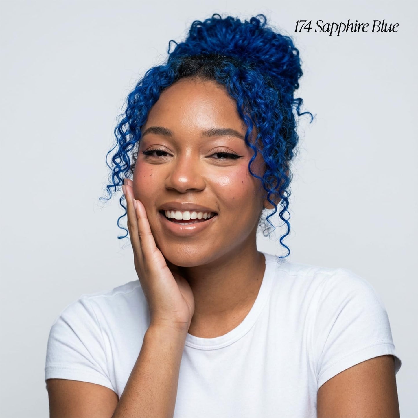 Adore Semi Permanent Hair Color (174 Sapphire Blue) (2 Pack) | Vegan & Cruelty-Free Blue Hair Dye | No Ammonia, No Peroxide, No Alcohol | 4 Fl Oz