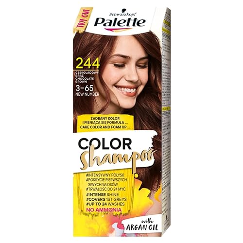 Palette Color Shampoo, 70 ml./2.3 fl.oz. (244 - Chocolate Brown)
