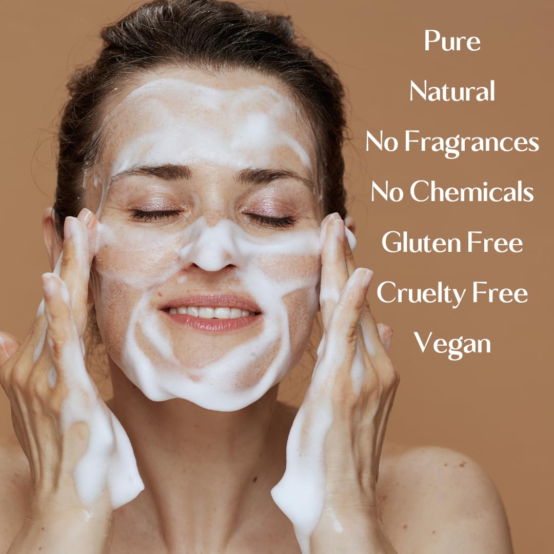 Brittanie's Pure Organic Castile Liquid Olive Oil Soap Refill, 1 Gallon Unscented | Face, Body Wash, All Purpose Cleaner, Dishes, Pets, Laundry |