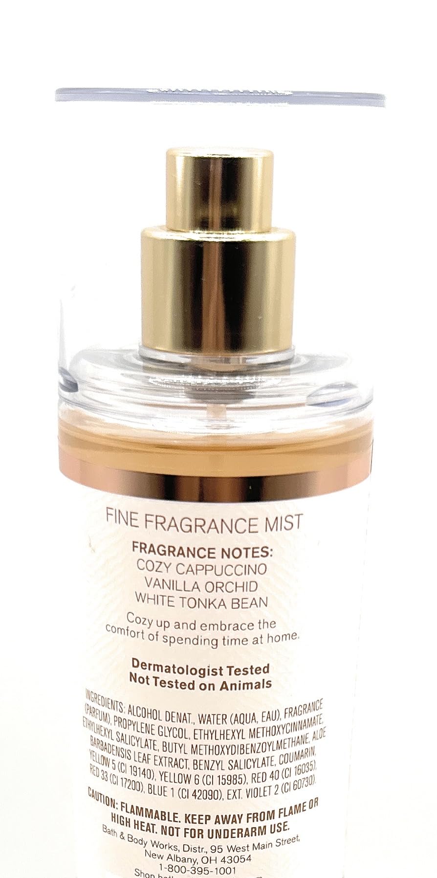 Bath and Body Works Vanilla Mocha Cream Fine Fragrance Mist 8 Ounce Body Spray