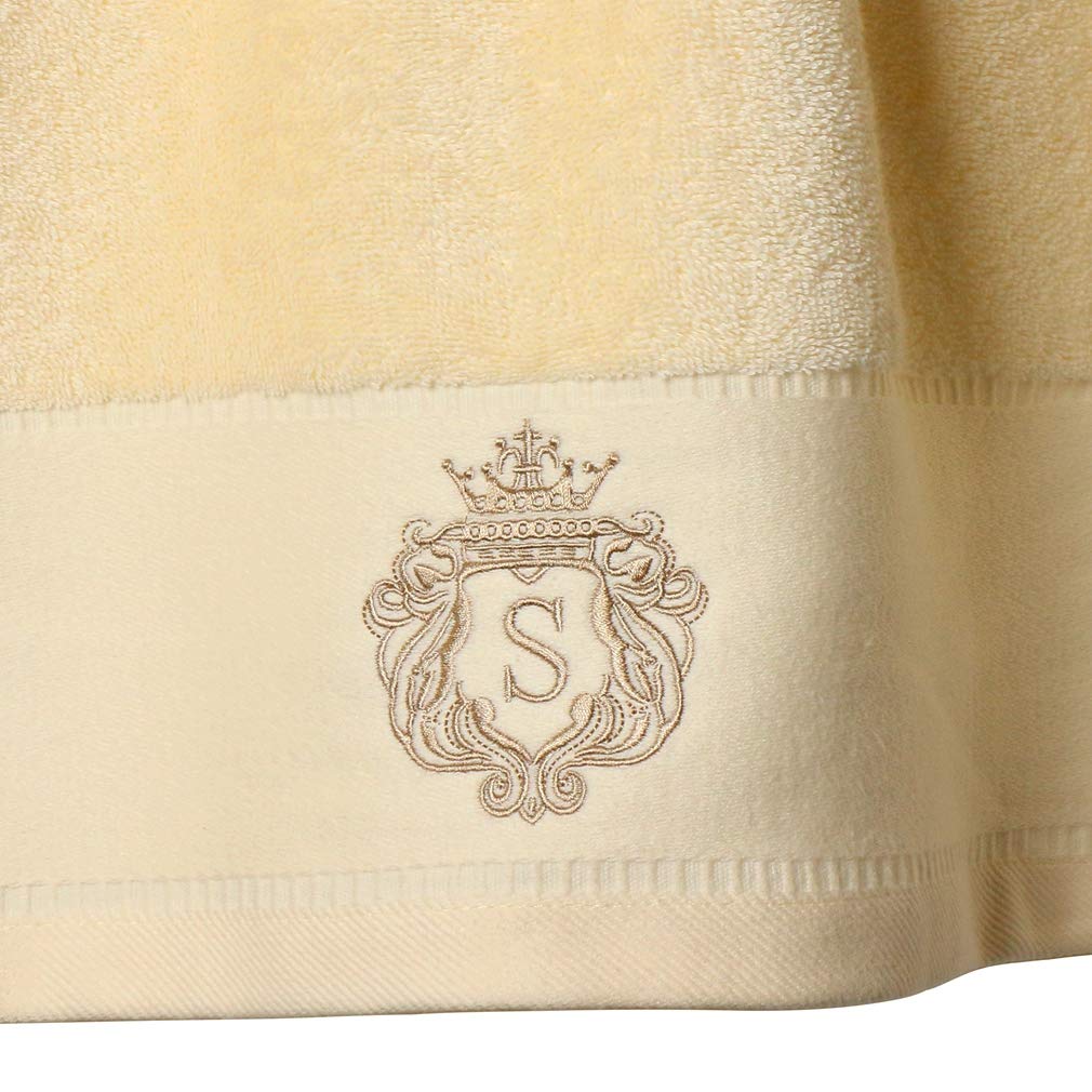 Sunshinejing Premium 100% Pure Cotton Bath Towel Set; 1 Bath Towels,1 Hand Towel & 1 Washcloth,Luxury Bathroom Super Soft Hotel & Spa Quality Highly…