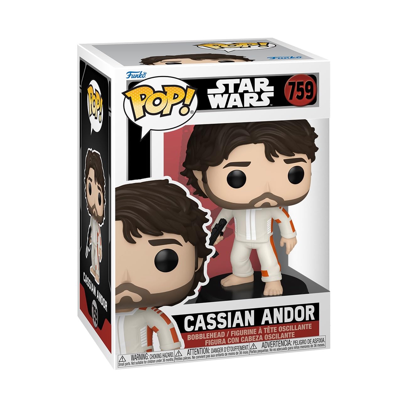 Funko Pop Star Wars: Andor - Cassian Andor - Collectable Vinyl Figure - Gift Idea - Official Merchandise - Toys for Kids & Adults - Sci-Fi Fans…