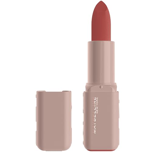 MAYBELLINE Serum Lipstick, Hydrating Lip Makeup with 8HRs of Lip Plumping Moisture with Hyaluronic Acid + Oil Blend, Hold The Door (Midtone Mauve
