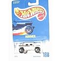 #188 Hummer White Police Tampos Unpainted Base Collectible Collector Car Mattel Hot Wheels 1:64 Scale